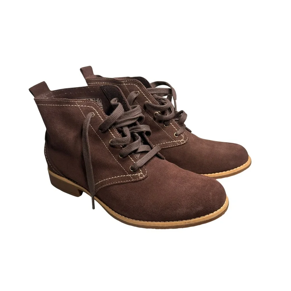 Timberland Earthkeepers Chukka Boots 8.5 Women Brown Suede Leather 25665M